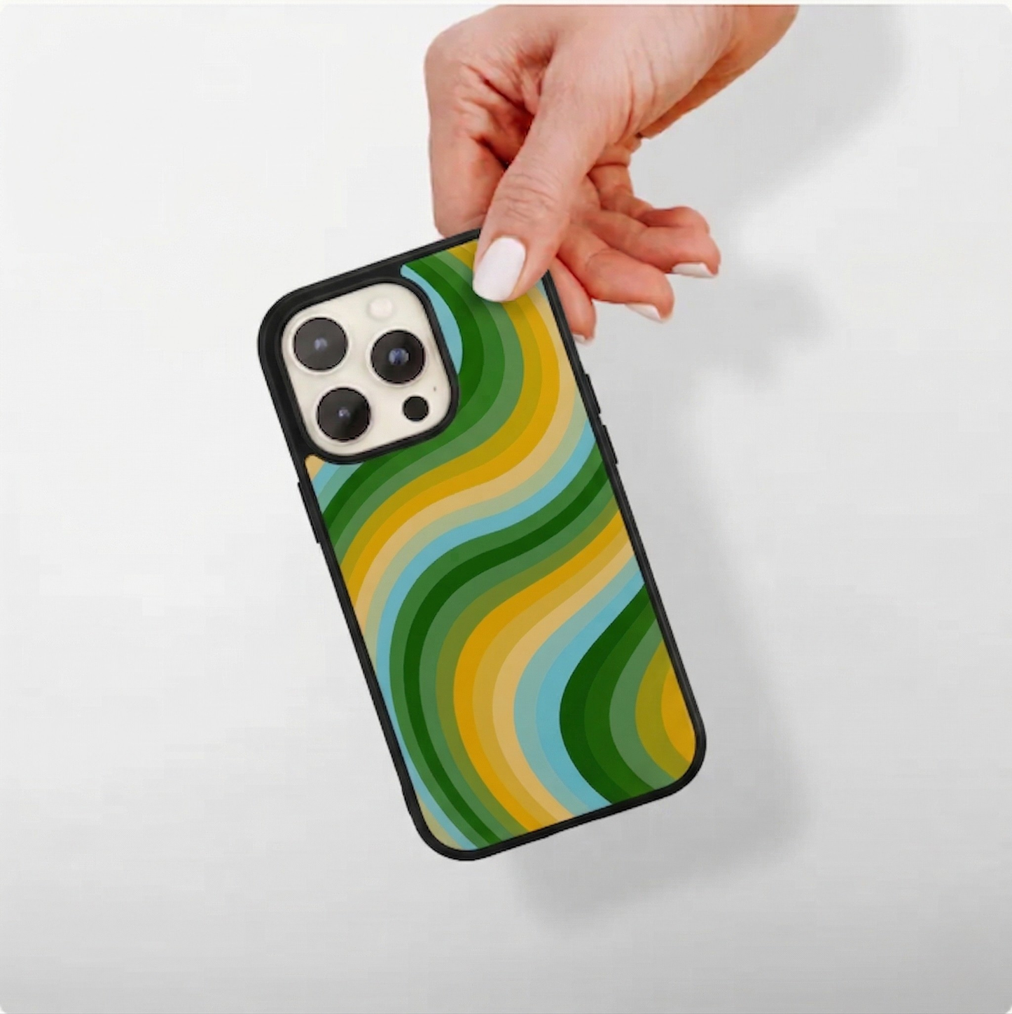 Colourful Abstract Lehar iPhone Case Cover