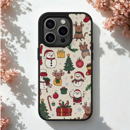 Christmas Cheer Whimsy iPhone Case Cover