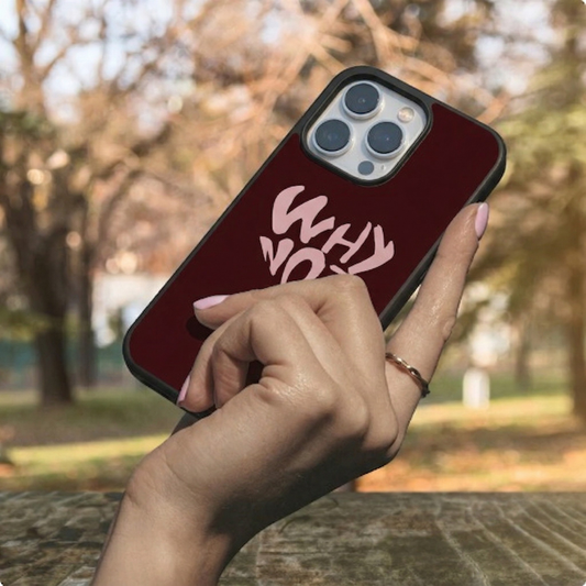 Crimson WhyNot iPhone Case Cover
