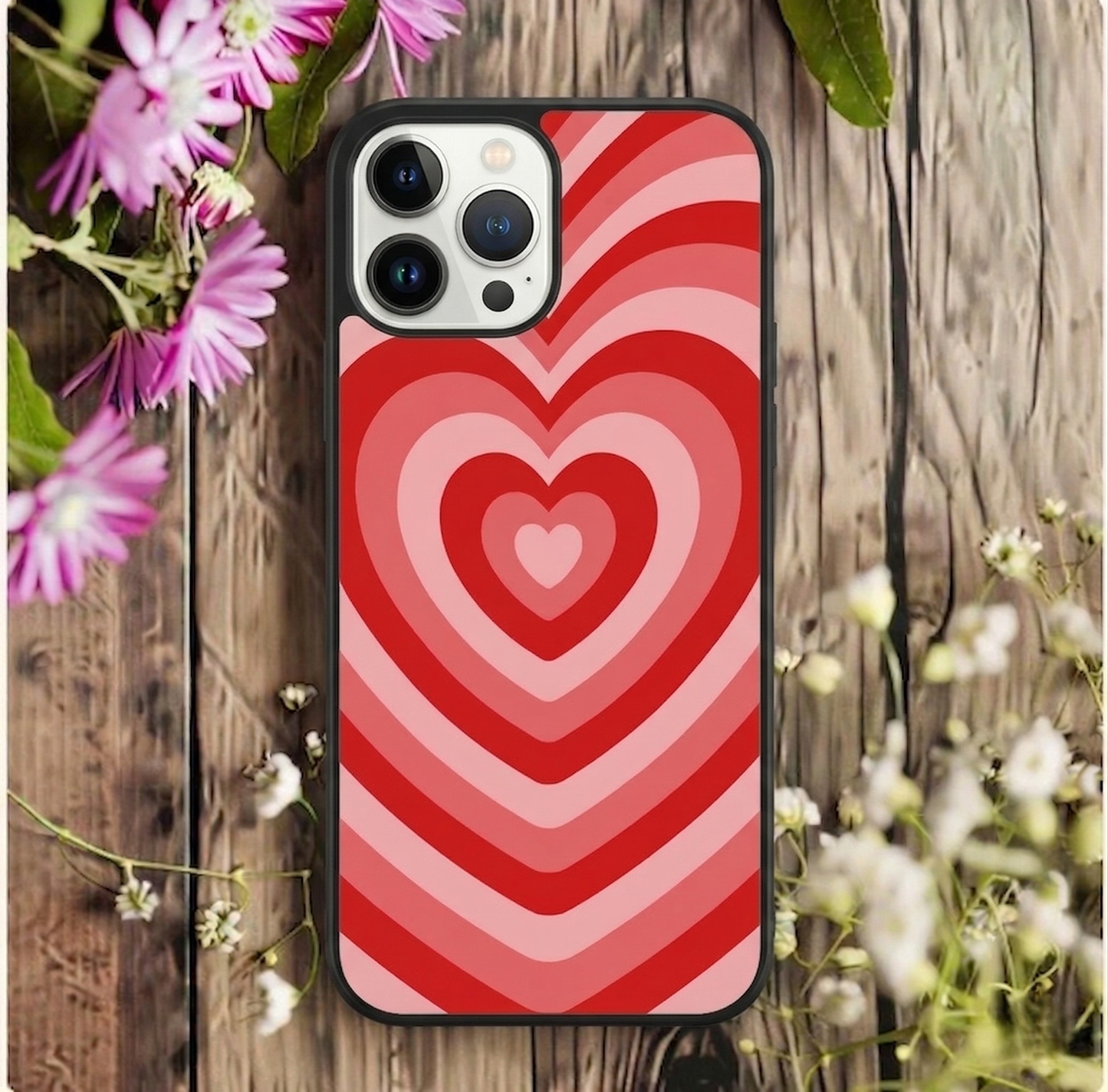 Heart & Love Layer iPhone Case Cover