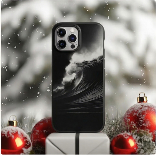 Black Wave Storm iPhone Case Cover