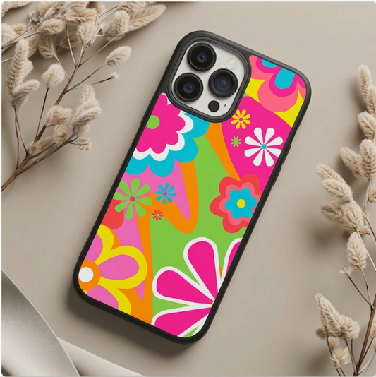 Bloom Pop Floral iPhone Case Cover