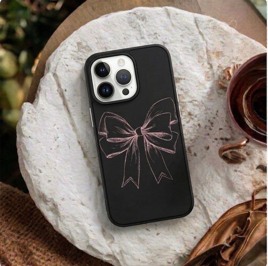 Midnight Bow iPhone Case Cover
