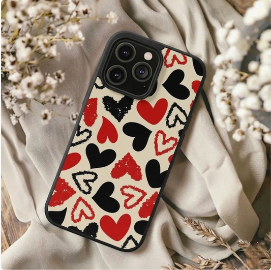 Midnight Hearts iPhone Case Cover