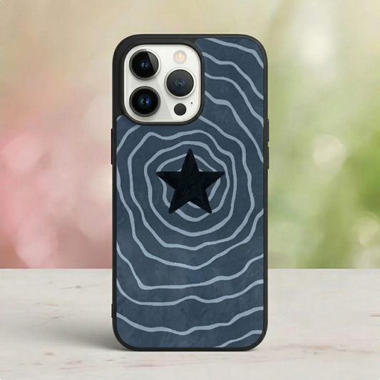 Midnight Ripple iPhone Case Cover