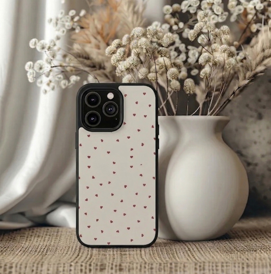 Mini Heart Charm iPhone Case Cover