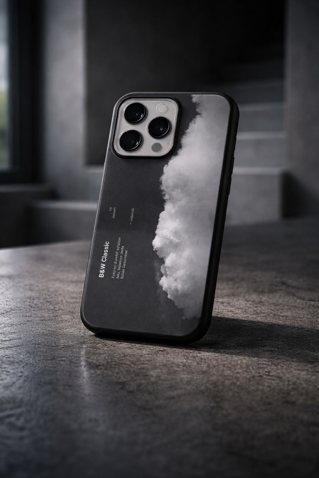 Cloud Noir iPhone Case Cover