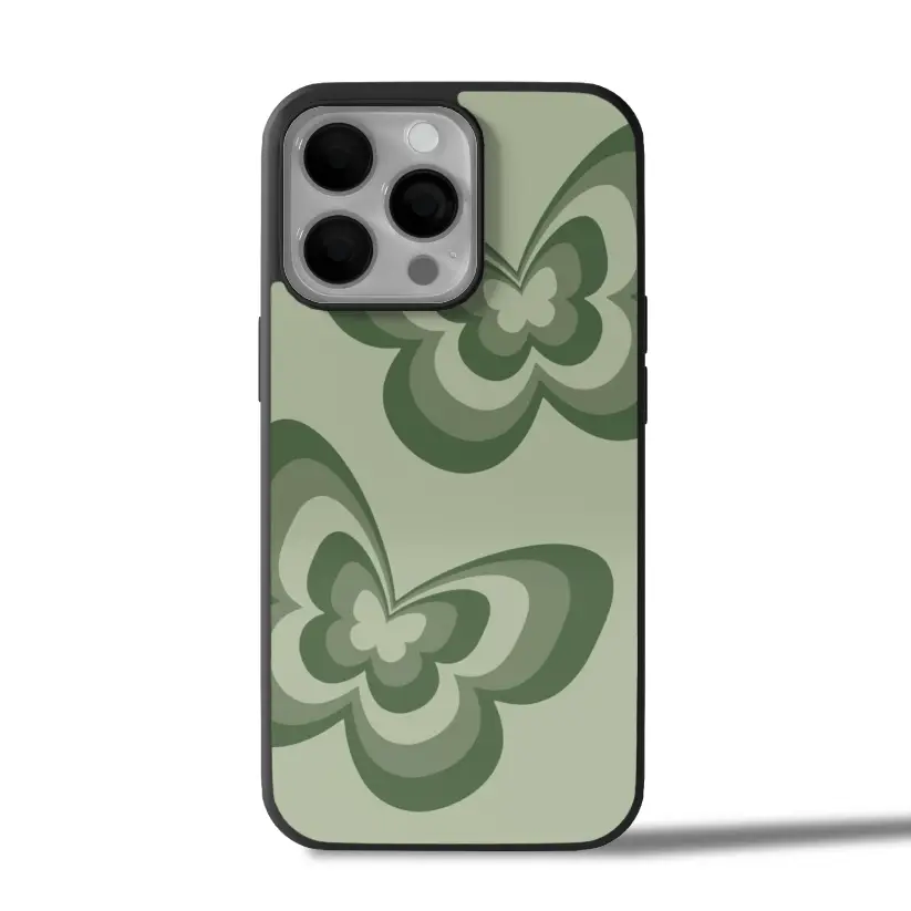 Verdant Flutter Butterfly iPhone Case Cover