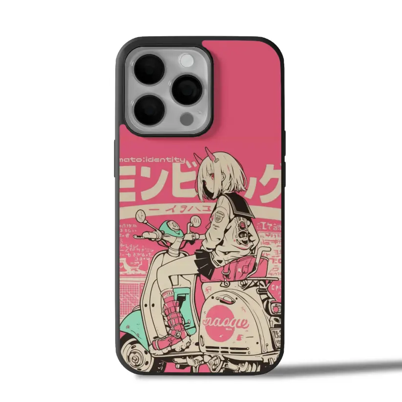 Pink Rider Vibes iPhone Case Cover