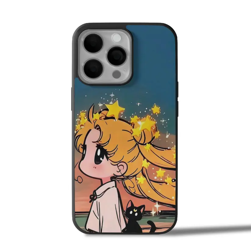 Starry Dream Girl iPhone Case Cover