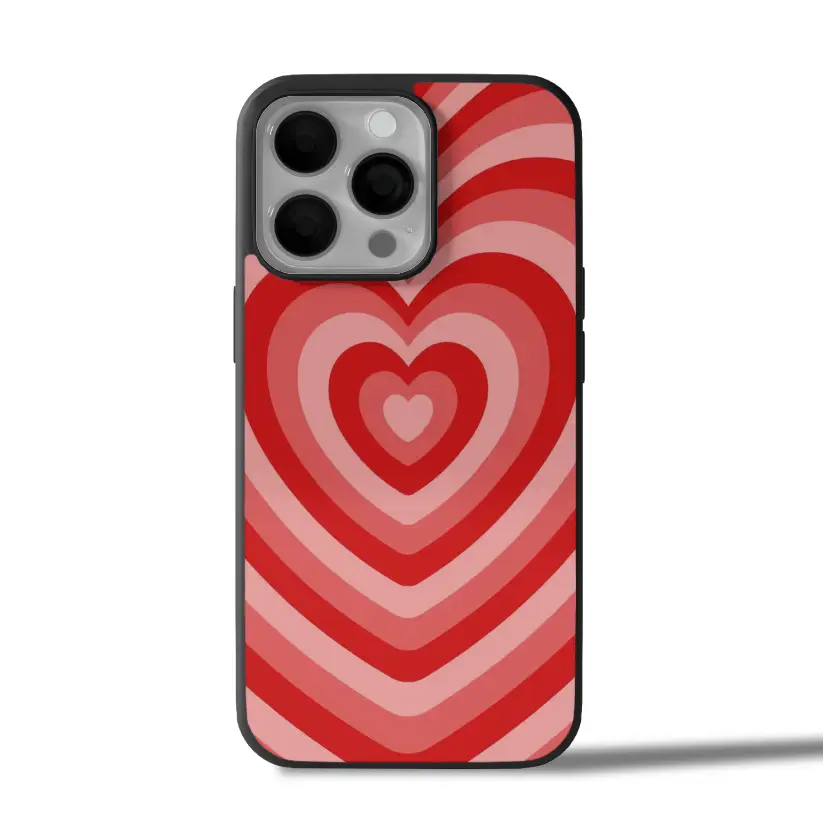 Heart & Love Layer iPhone Case Cover