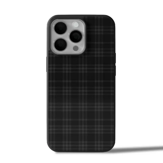 Black Check iPhone Case Cover