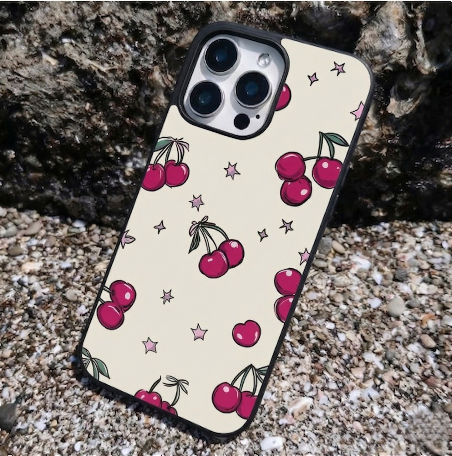 Cherry Star Charm iPhone Case Cover