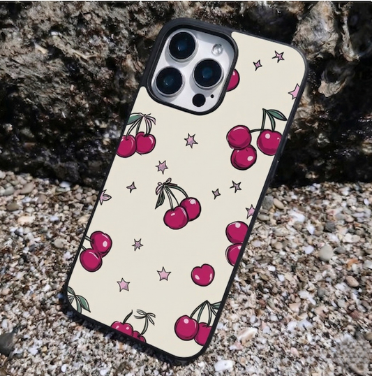 Cherry Star Charm iPhone Case Cover
