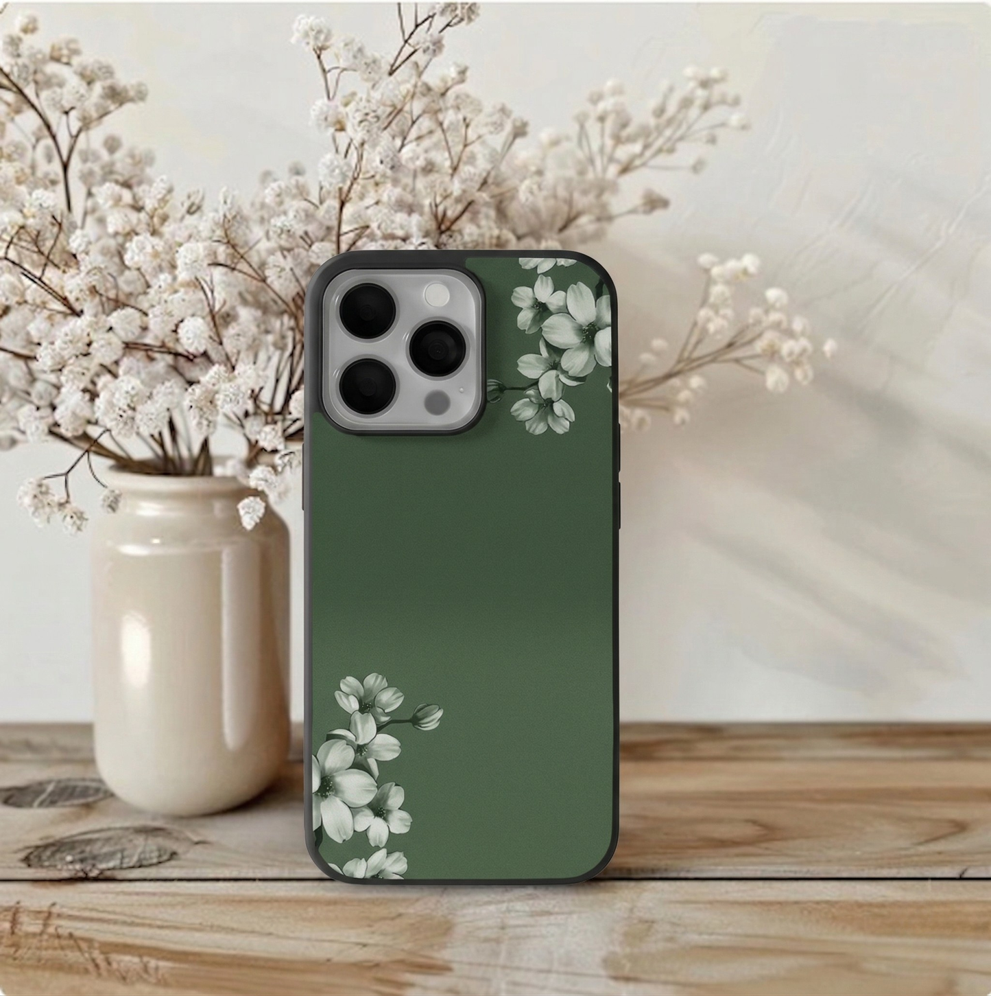 Emerald Blossom iPhone Case Cover