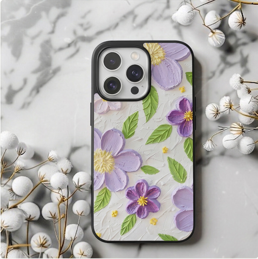 Lavender Blossom Whisper Floral iPhone Case Cover