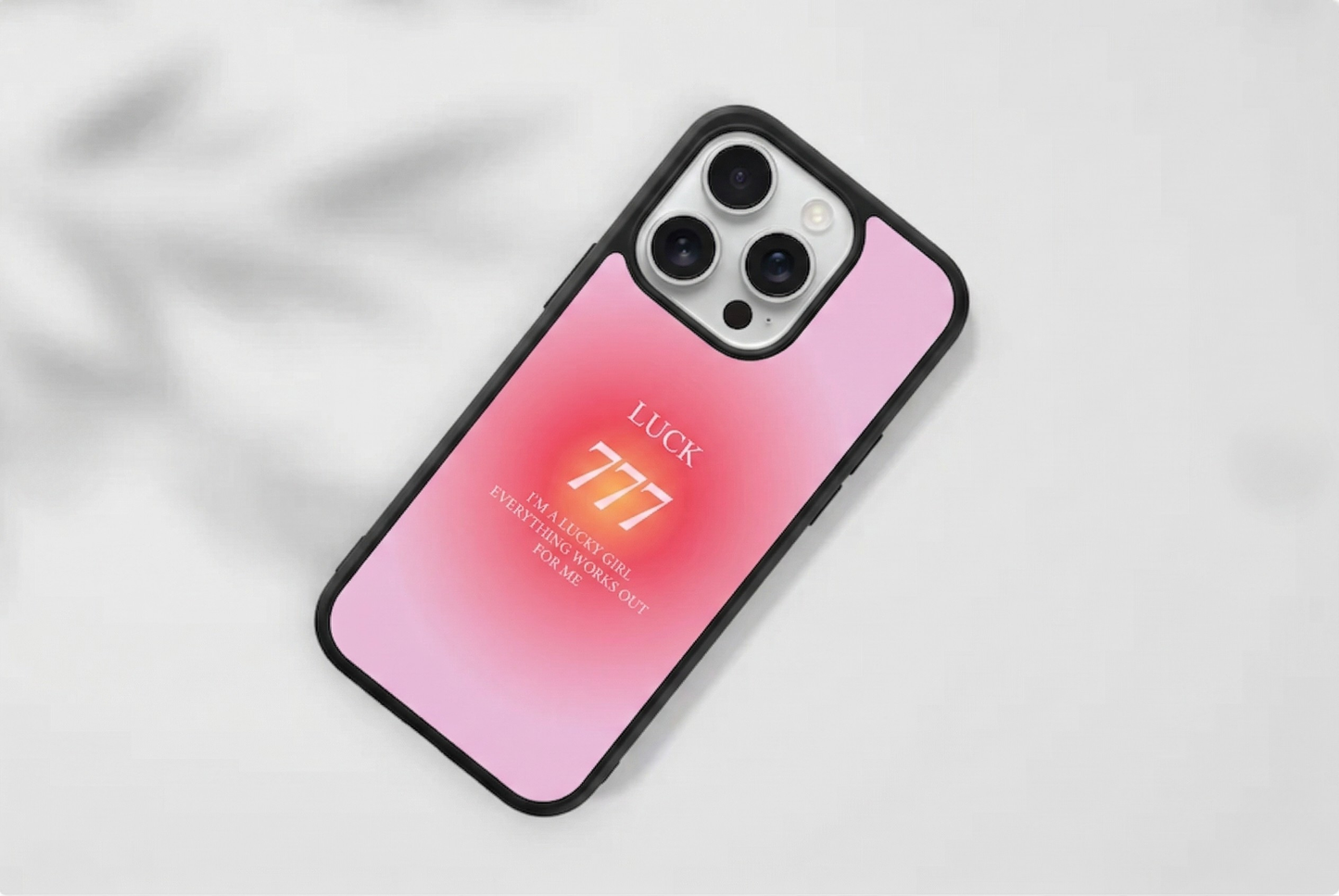 Lucky 777 Glow iPhone Case Cover