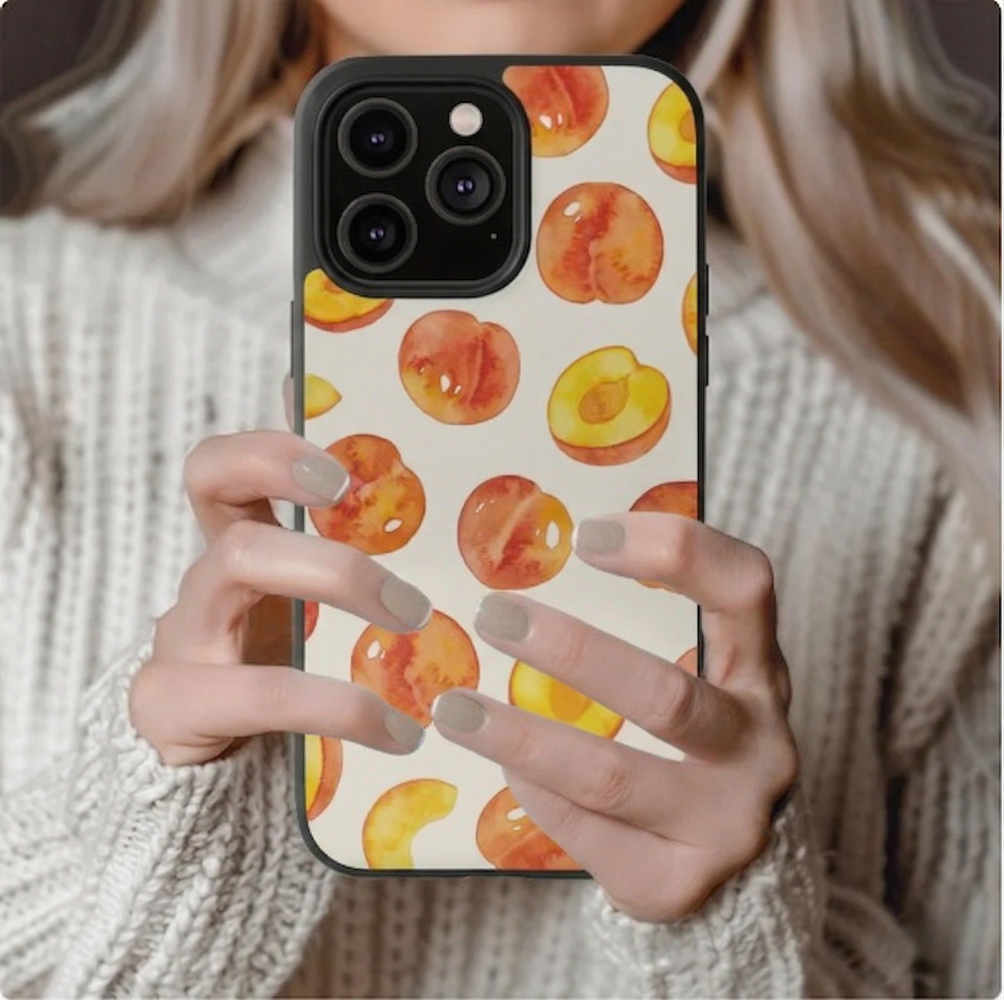 Peach Bliss iPhone Case Cover