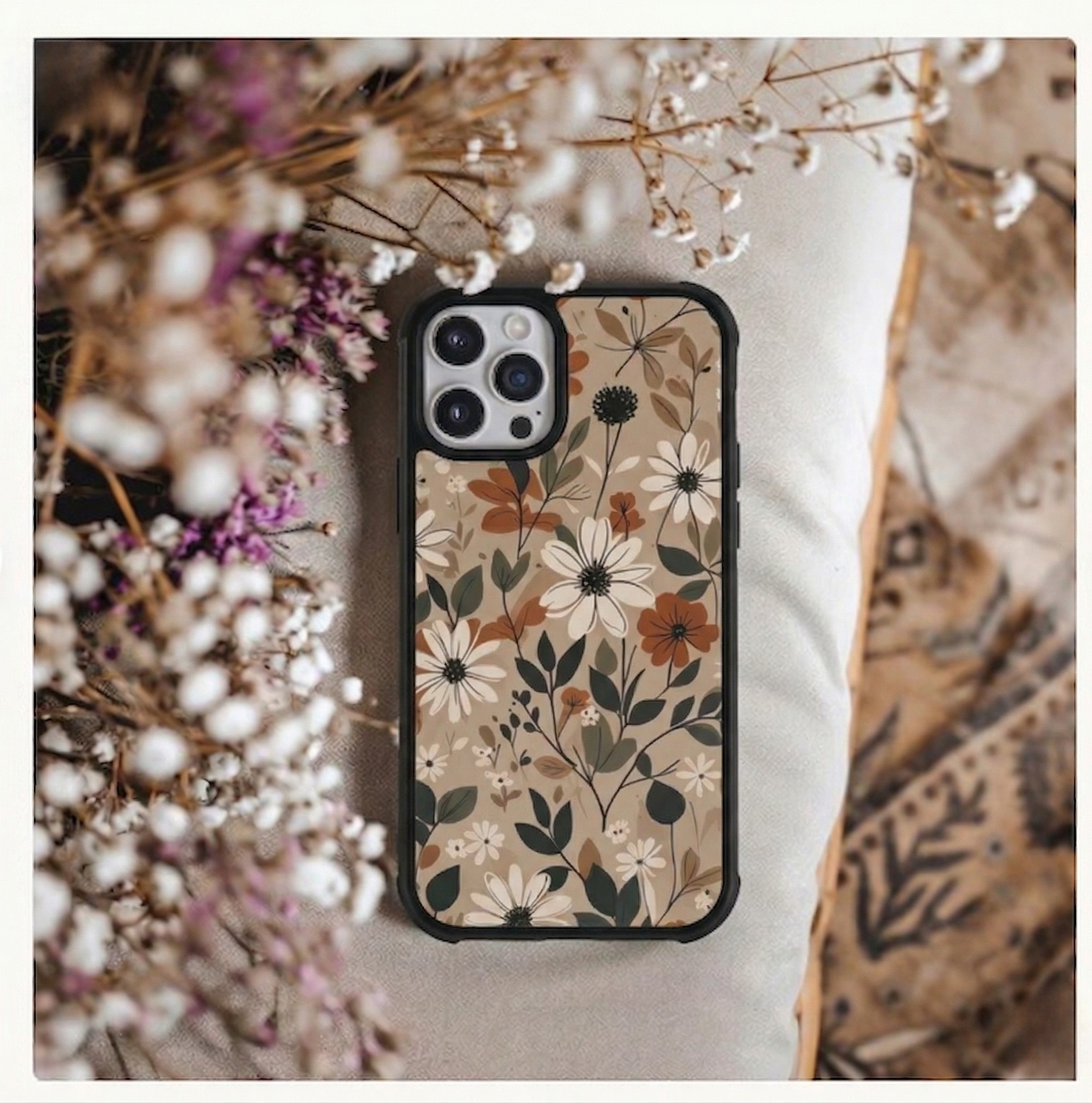 Autumn Blossom Floral Bloom iPhone Case Cover