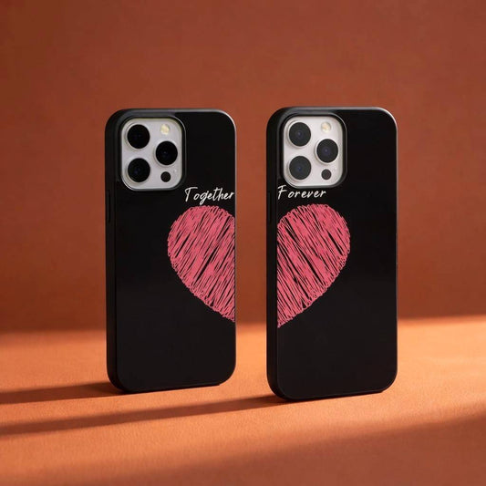 Two Heart Couple Phone  Covers Combo