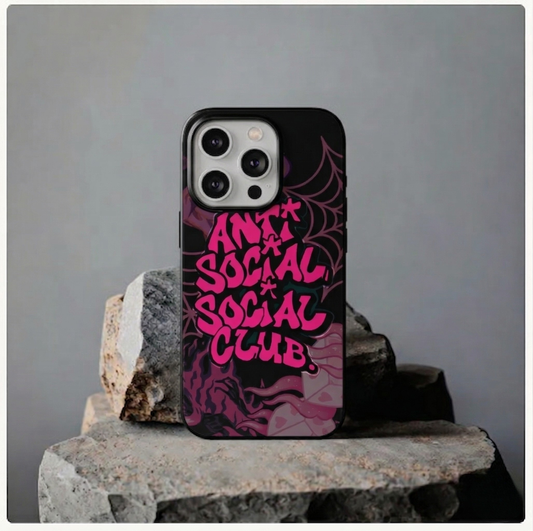 Anti Social Club Gen Z -iPhone Case