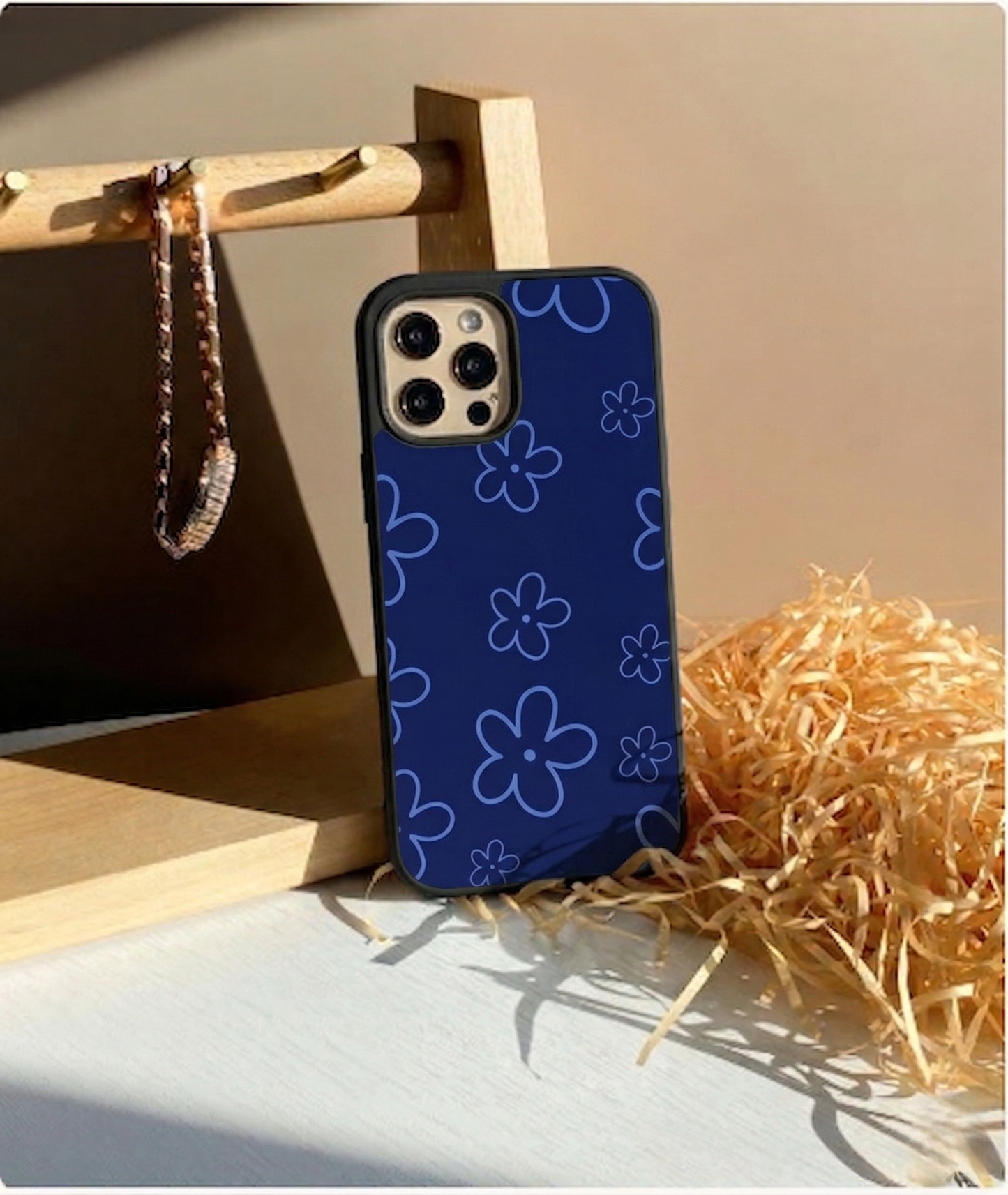 Blue Blossom Floral Bloom iPhone Case Cover