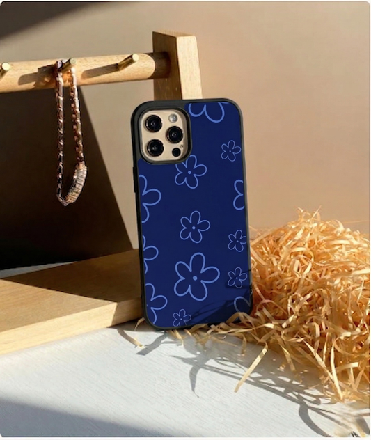 Blue Blossom Floral Bloom iPhone Case Cover