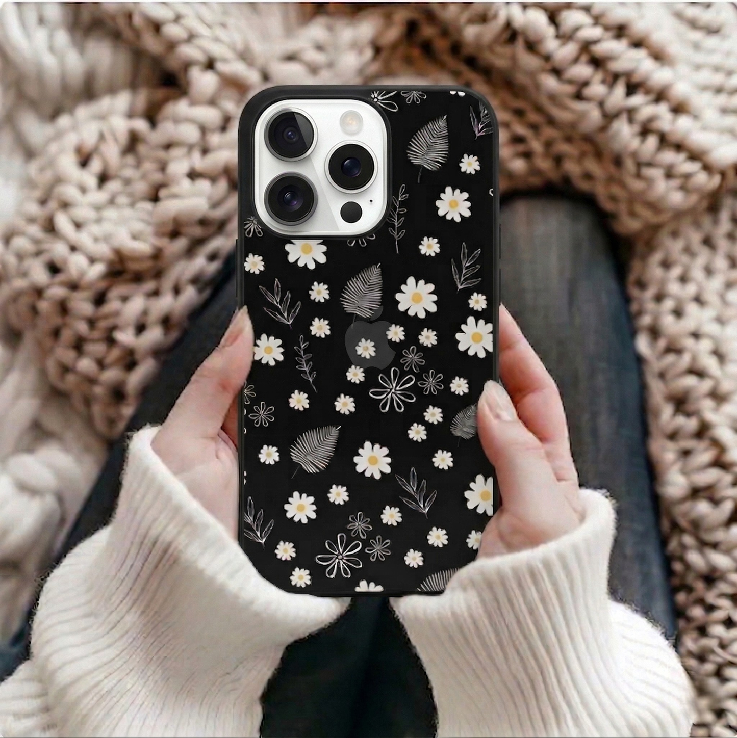 Midnight Daisy iPhone Case Cover