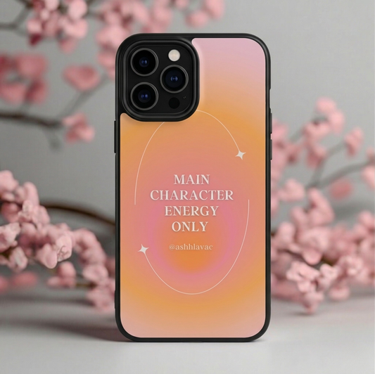 Main Character Energy iPhone Case Cover