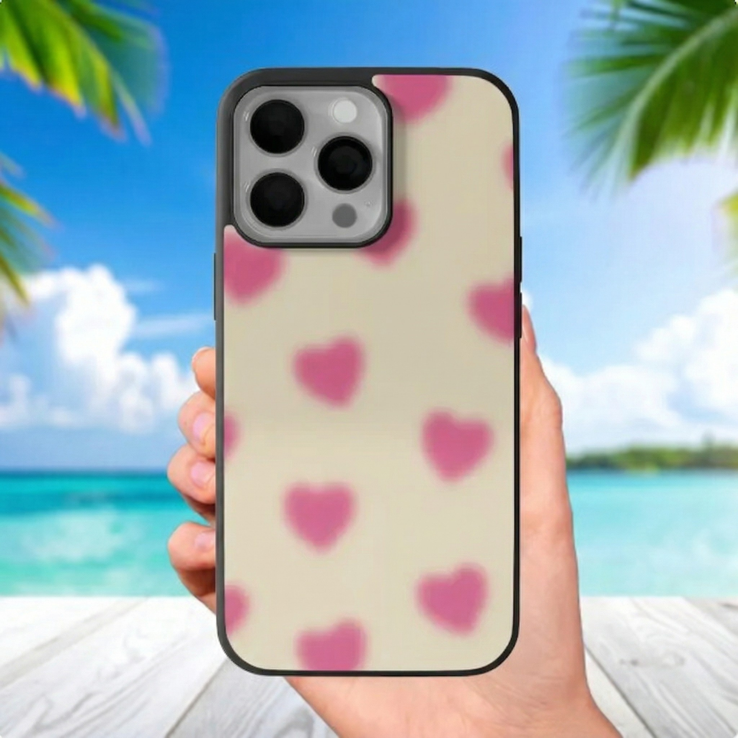 Blush Hearts  iPhone Case Cover