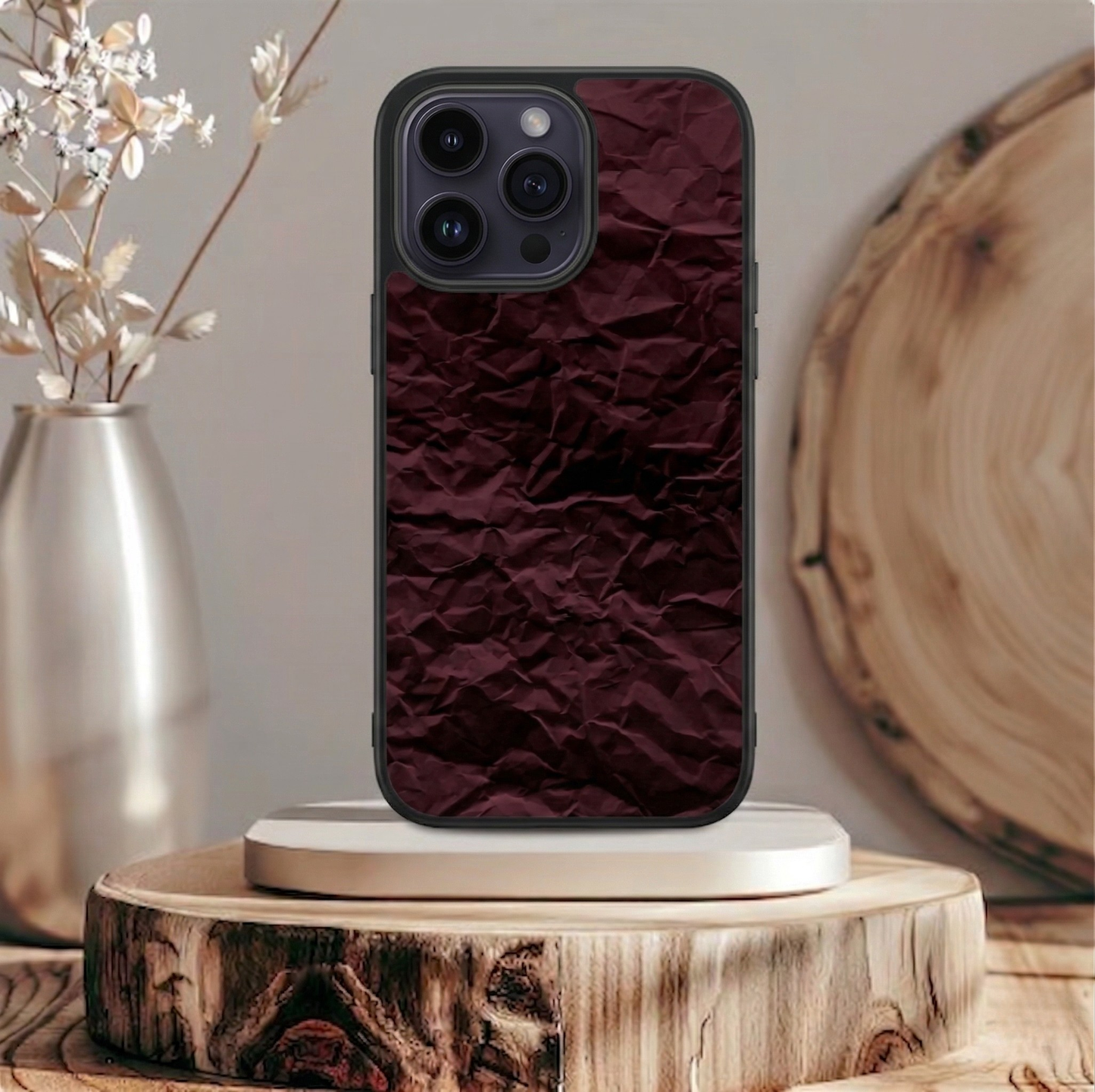 Maroon Crush iPhone Case Cover