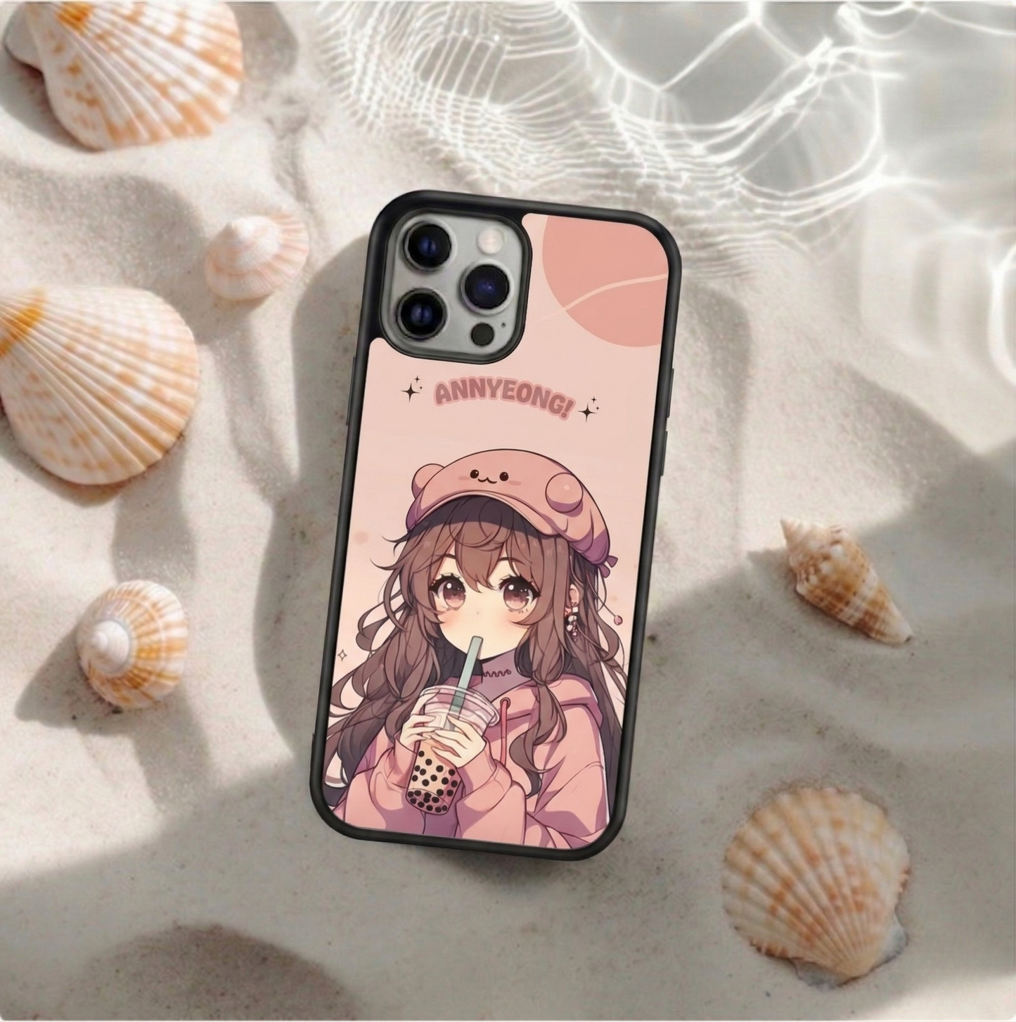 Boba Girl Aesthetic iPhone Case Cover