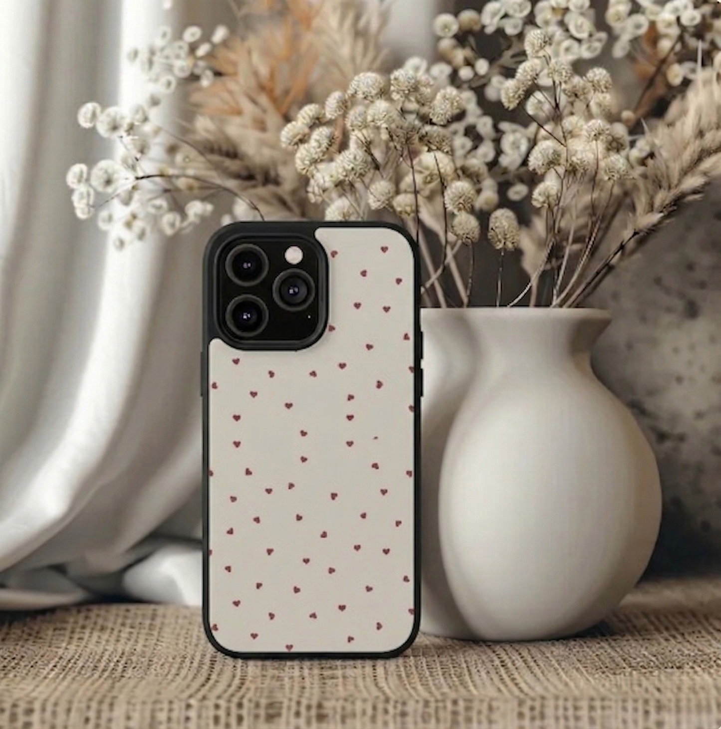 Mini Heart Charm iPhone Case Cover