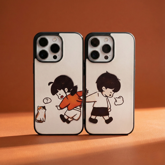 Where You Go I Go Couple Phone  Covers Combo