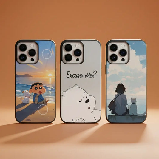 Cute Escape Pack Phone Cover Combo