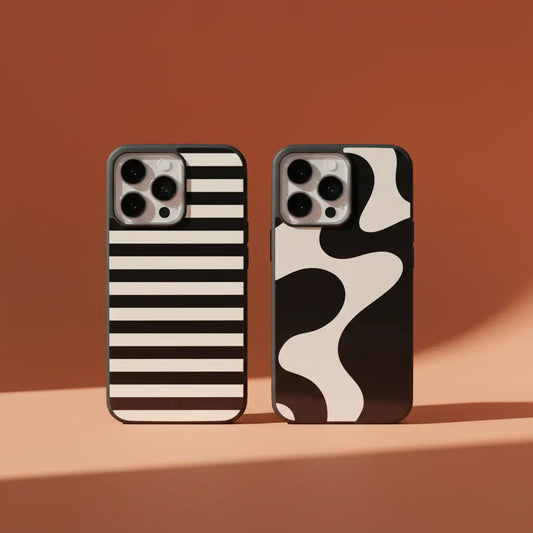 Luxe Monochrome Phone Covers Combo