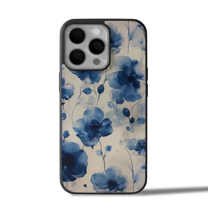 Blue Blossom Mist iPhone Case Cover