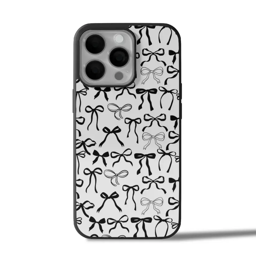 Elegant Bow Charm iPhone Case Cover