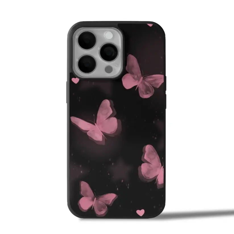 Pink Butterfly Dream iPhone Case Cover