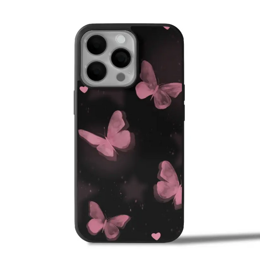 Pink Butterfly Dream iPhone Case Cover