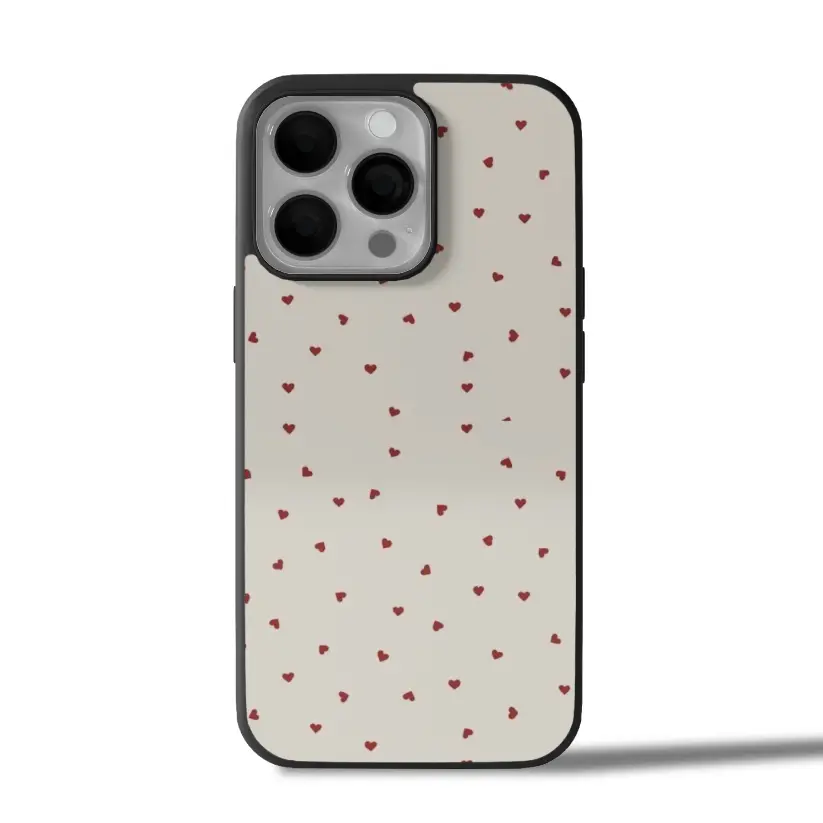 Mini Heart Charm iPhone Case Cover
