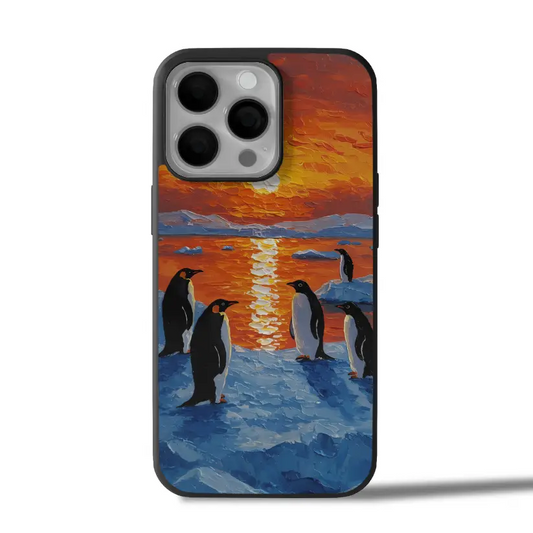 Polar Sunset Serenade iPhone Case Cover