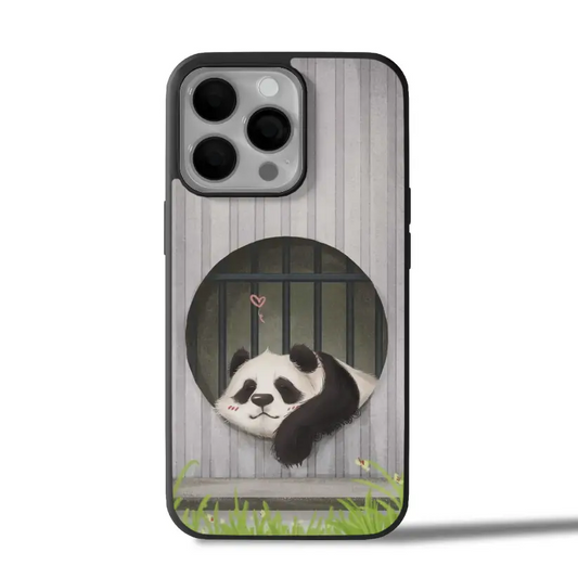 Panda Peek Cute iPhone Case Cover
