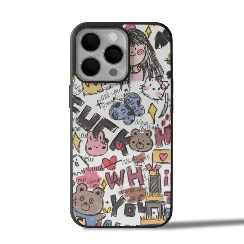 Cute Chaos Doodles iPhone Case Cover