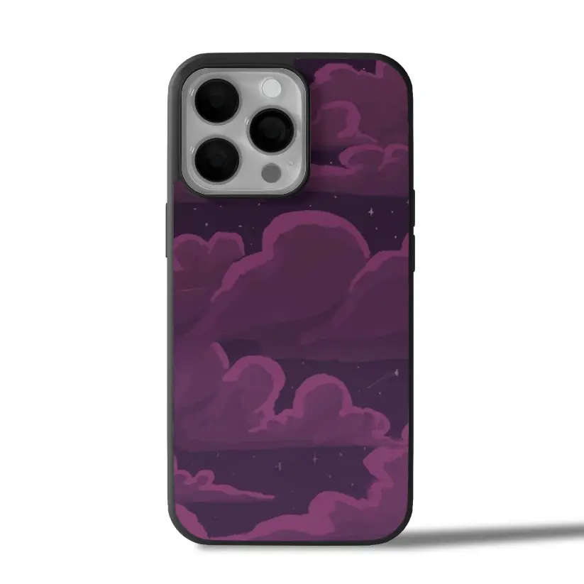 Midnight Plum Skies iPhone Case Cover