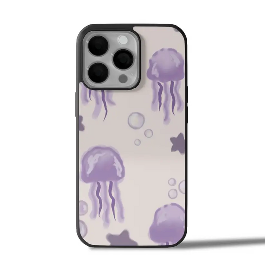 Lavender Jellyfish iPhone Case Cover