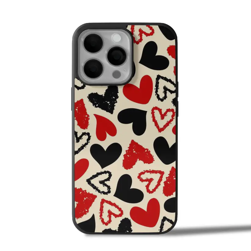 Midnight Hearts iPhone Case Cover