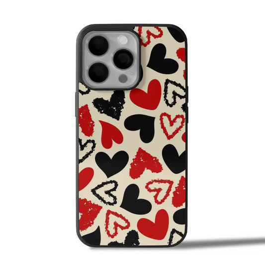Midnight Hearts iPhone Case Cover