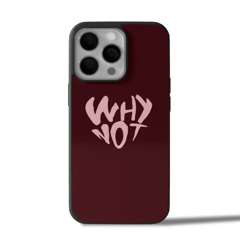 Crimson WhyNot iPhone Case Cover
