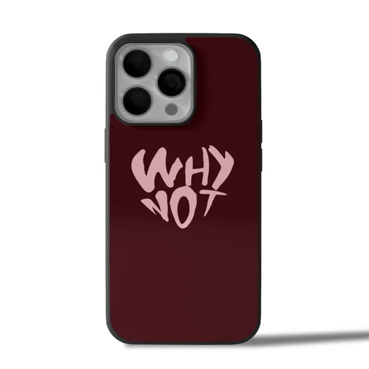 Crimson WhyNot iPhone Case Cover